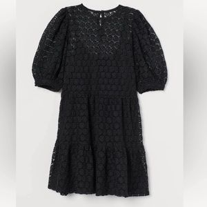 H&M Openwork Lace Mini Dress